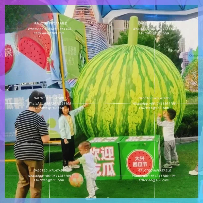 watermelon festival rural fruit  Inflatable watermelon air model market music festival bar stage lighting advertisement