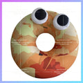 bagel doughnut air mold Inflatable bread croissant bagel custom CARB festival bread head bazaar drain