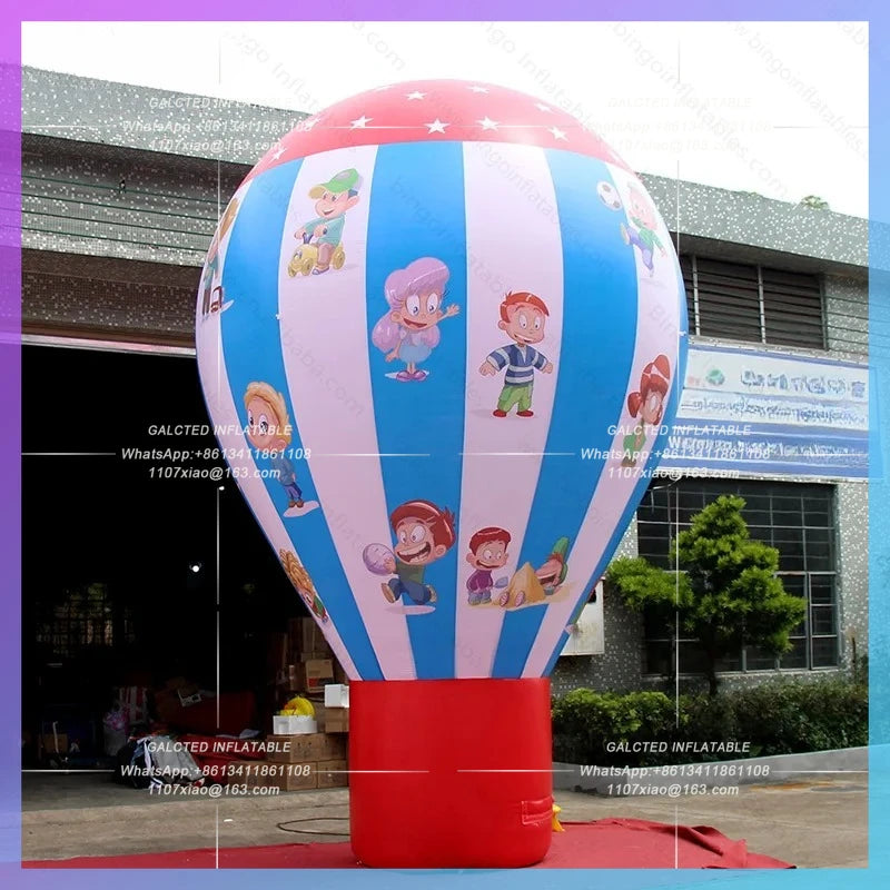 Inflatable Ground Balloon Digital Customized 5 Meters Tall Giant Printing Airblown Balloon for Decoration Toys
