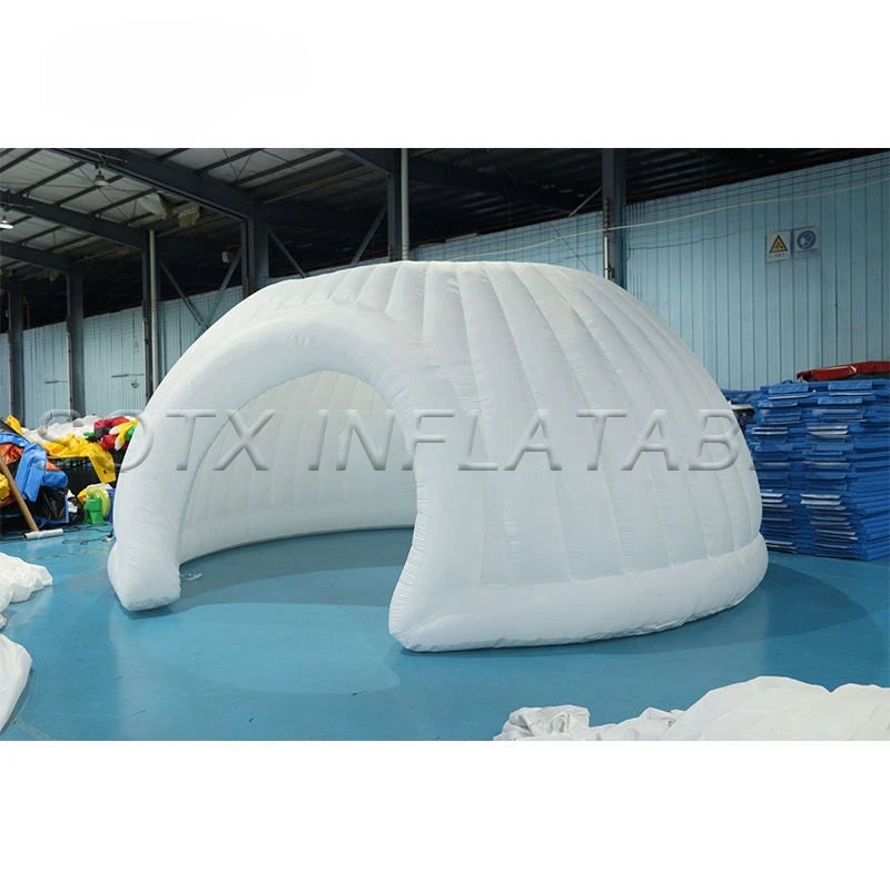 Wedding Show Decoration 6x2.8mH Giant Inflatable Igloo Dome Tent Inflatable Igloo Panorama Dome Tent for Events Party