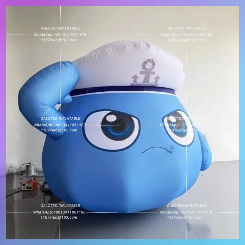 children amusement park decoration Blue cartoon navy solider cute cartoon doll