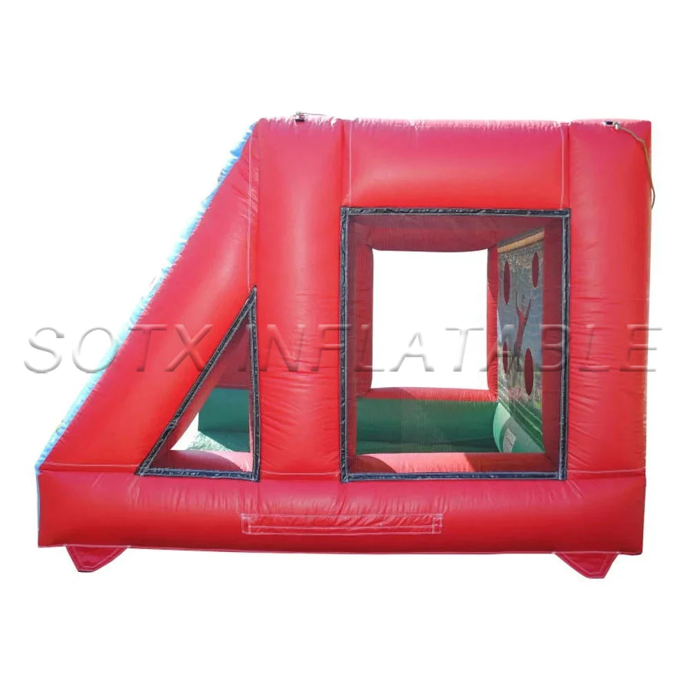 Shootout For Sale Commercial 0.55mm PVC Tarpaulin Inflatable Soccer Gate Football Kick Shooting Game Penalty