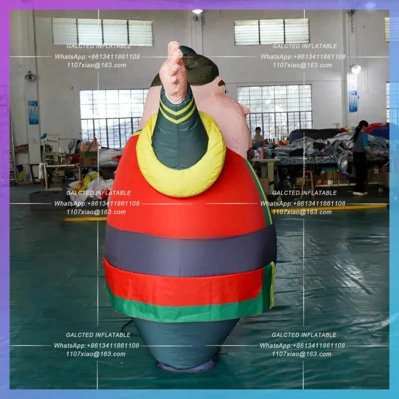 Inflatable Funny Cartoon Character Lovely 2.2 Meters  Mascot Walking Costume Balloon Toys For Ramadan Event Decoration -BG-C0705