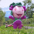 Show Display Portable Giant Advertising Inflatable Fruit Grapes Cartoon for Exhibition Trade