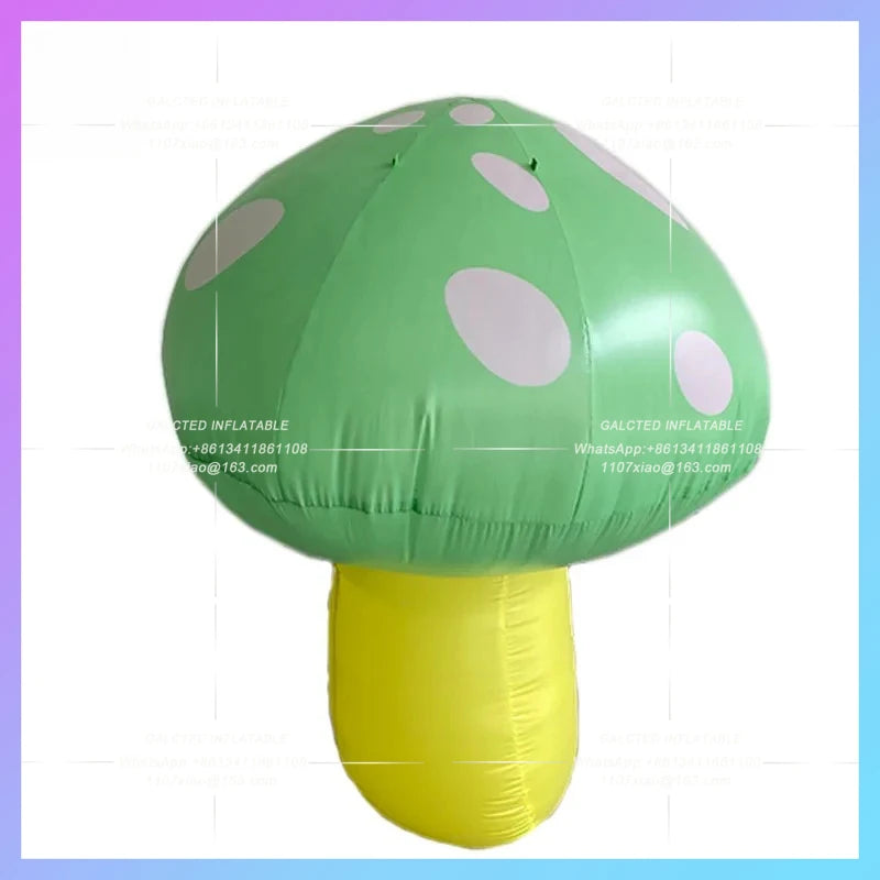 Natural Children's Day Inflatable Mushroom Model Interactive Park decorated outdoor shopping mall