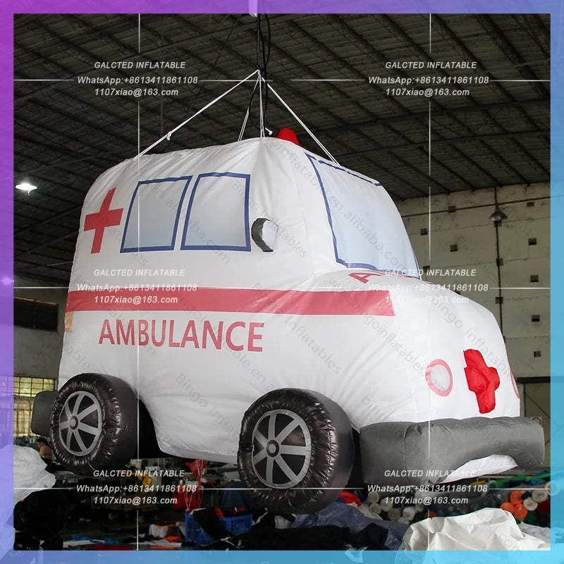inflatable ambulance balloon-toy Inflatable Toys personalized 2.2*1.6 meters  for Sale