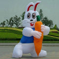 Events Decorations Big Balloon Inflatable Bunny/Rabbit Holding A Carrot,Inflatable Easter Bunny/Rabbit For Easter