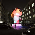 business advertising 10.2m/33.5Ft H Customized inflatable cattle with colorful lighting ,commercial inflatable cow for