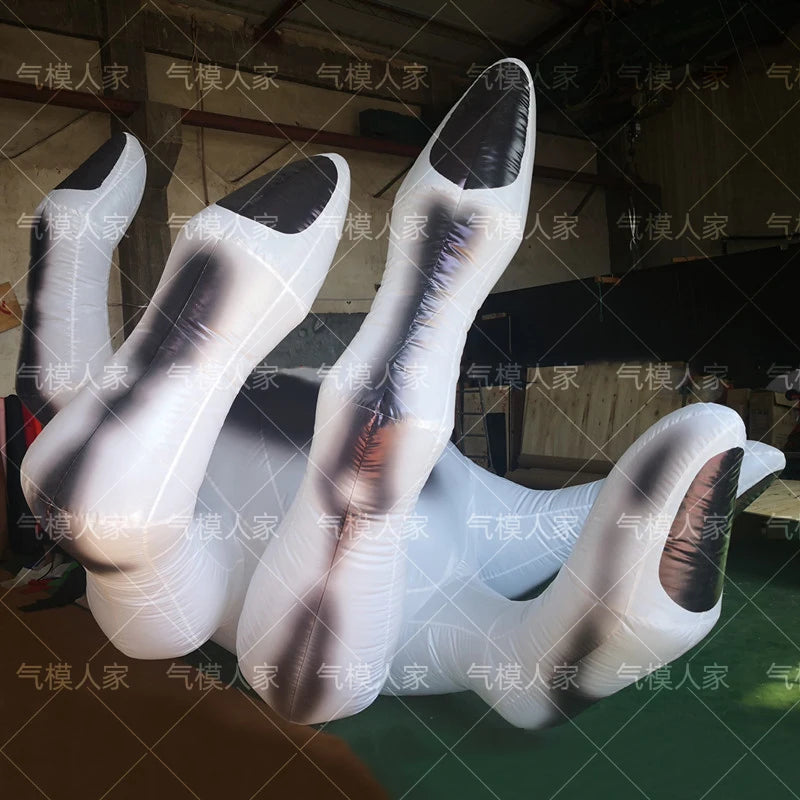 Inflatable Halloween Hand Prop - Realistic Decor for Bars, Nightclubs, and Haunted Houses, Perfect for Festive Atmosphere