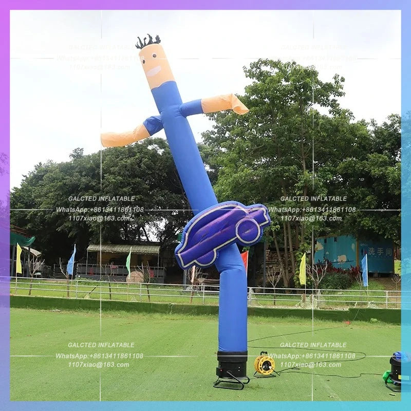 Inflatable Sky Dancer Advertising Inflatable Toys 6m/ 20ft High  Air Tube Man Blow Up Dancer for Outdoor Event-Toys