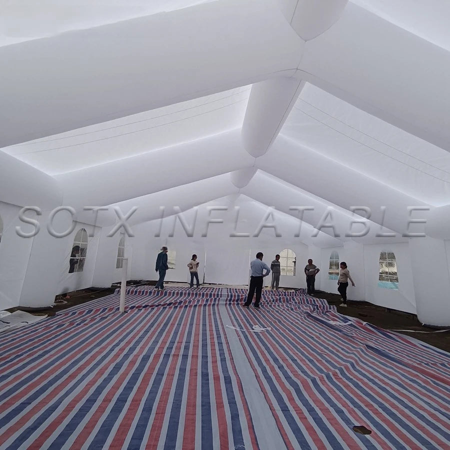 for Party or Business Custom Giant Inflatable Wedding Tent Outdoor White House Event Marquee with Free Air Blower