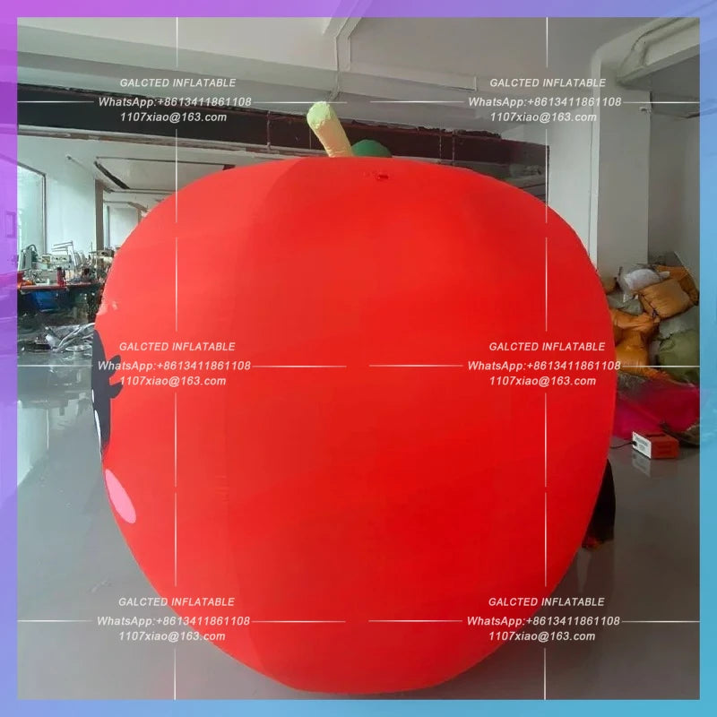 fruit summer fruit market advertising Huge inflatable red apple cartoon cute