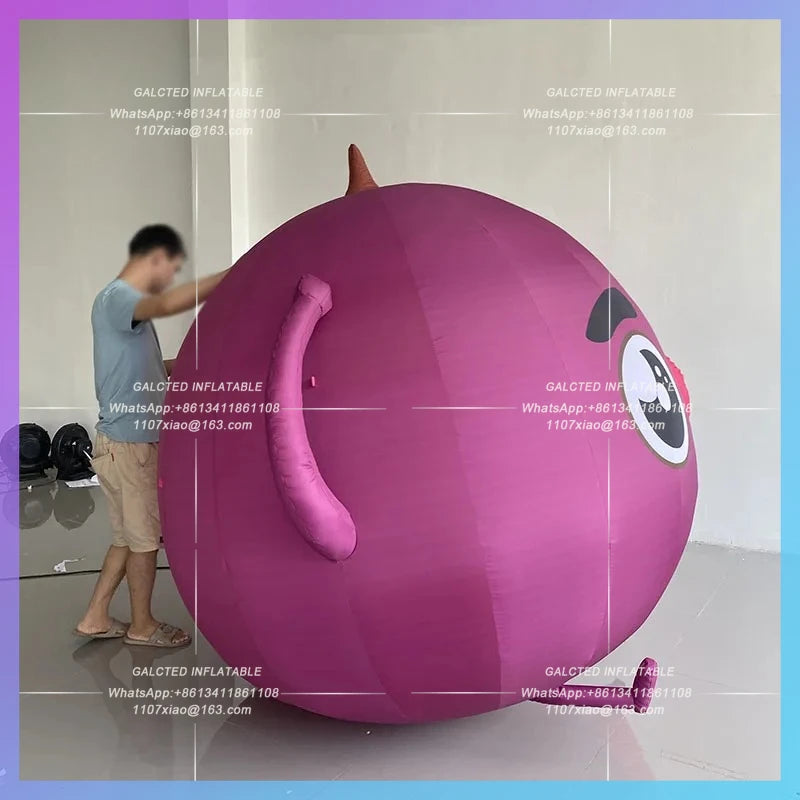 eggplant fruit festival vegetable Giant inflatable purple grape air model  festival help farmers theme enterprise IP mascot