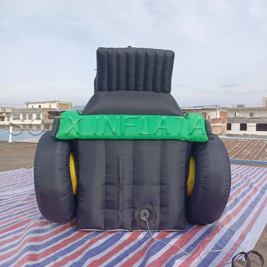 For Advertising Professional Factory Novelty Custom Inflatable Tractor Replica Air Vehicle Model