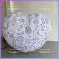 proposal confession wedding romantic Inflatable Graffiti DIY LOVE model atmosphere coloring interactive lighting props