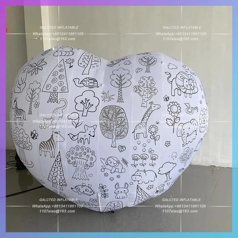 proposal confession wedding romantic Inflatable Graffiti DIY LOVE model atmosphere coloring interactive lighting props