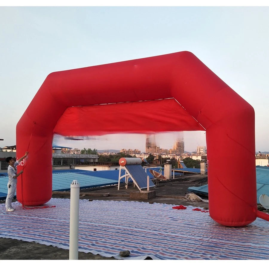 Gate Race Event 8mWx4mH Inflatable Arch Archway Entrance with banner for Sports