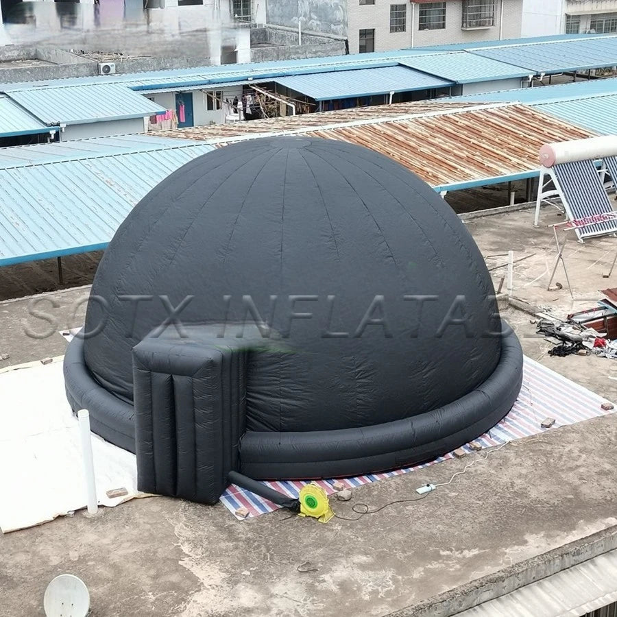 Shcool Dducation 5m Diameter Black Inflatable Projection Tent Planetarium Tent For