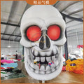 Giant Inflatable Clown Skull with Lights - Perfect for Halloween Parties, Bar Decor, and Nightclub Atmosphere