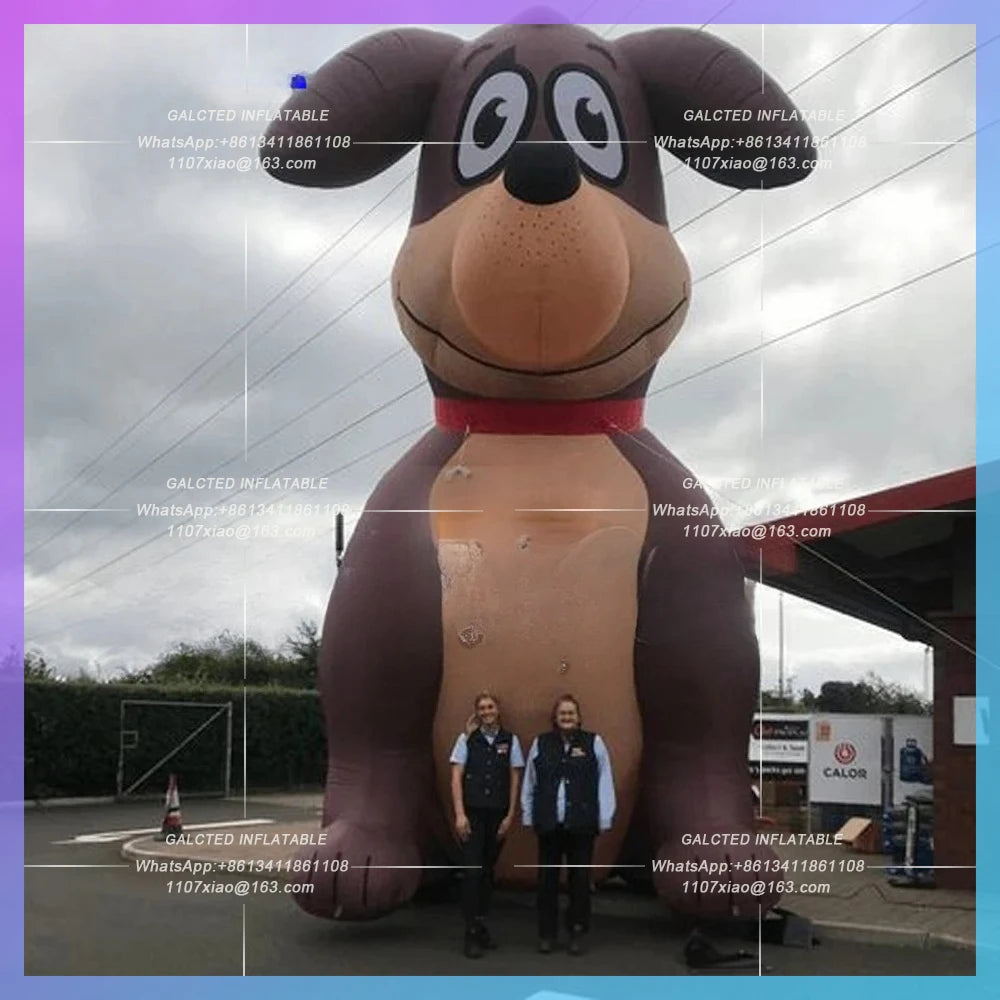 Inflatable Dog Balloon Oxford Airblown Lovely Giant  Inflatable Air Animal With Blower For Party Event Advertising Or Displaying