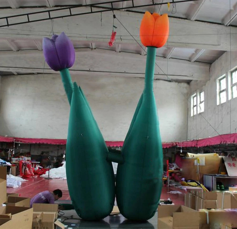 Events Exhibition Party Plant Replica Artificial Inflatable Flower/ Inflatable Lotus Flowers For Advertising