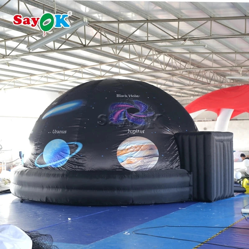 Sayo Giant Inflatable Planetarium Dome Tent With Air Blower Inflatable Planetarium Dome Tent For Kids School Education Teaching