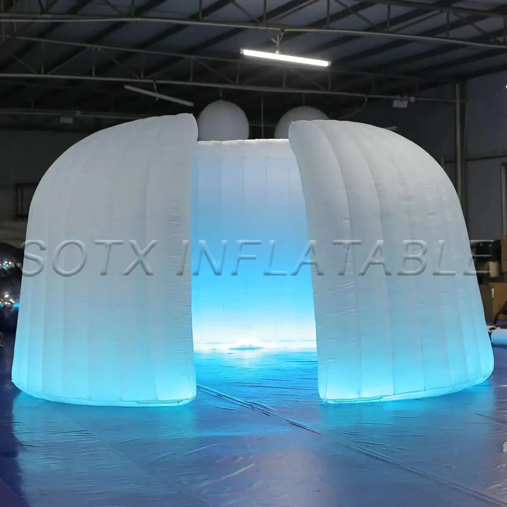 Show Wedding Conference 19.7ft Inflatable Office Pod Tent Meeting Room Party Tent with Blower for Events Exhibition Trade