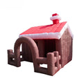 Meters Outdoor Exquisite 3x3x3 Decoration Use Inflatable Christmas House / 9.8ft Inflated Xmas Villa For Kids - Toys