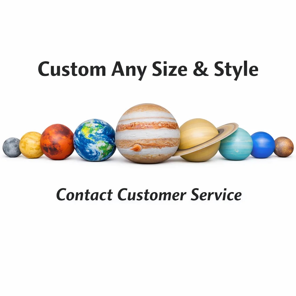Giant Inflatable Saturn Ball with LED Lights PVC Airtight Planet Balloon Solar System Learning Decoration Hanging or Ground Use
