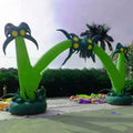 entrance for tourists Forest theme 10 m Wide inflatable coconut tree archway