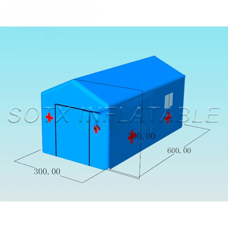Patients Treatment Customized Airtight Inflatable Emergency Tent Inflatable Medical Tent for First Aid