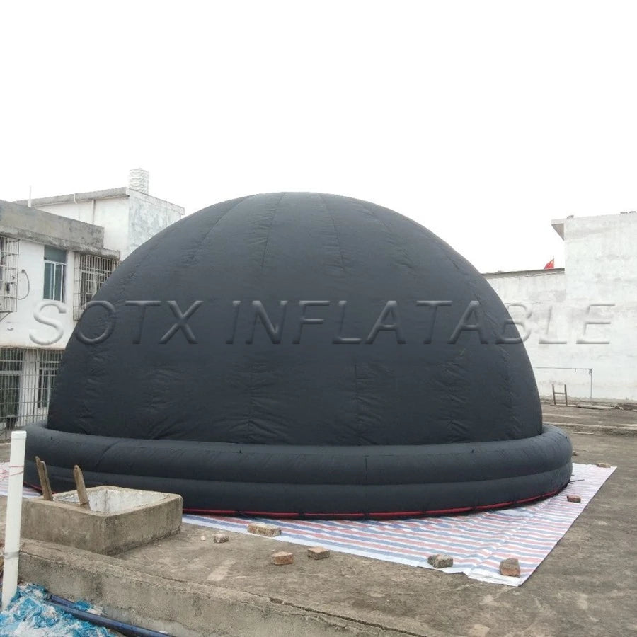 Shcool Dducation 5m Diameter Black Inflatable Projection Tent Planetarium Tent For