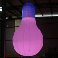 Led Lamp Hanging Inflatable Decorations 1.5 m H Lighting Inflatable Led Bulb, Inflatable