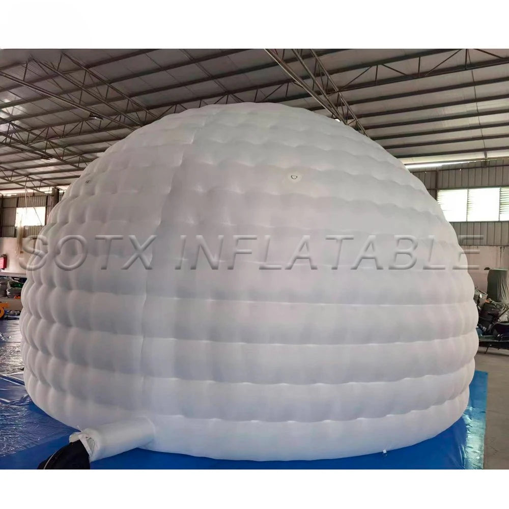 For Party Wedd Original Special Giant LED Inflatable Dome Tent With Big Opennings Blow Up Air Marquee Outdoor Icegloo House Tent