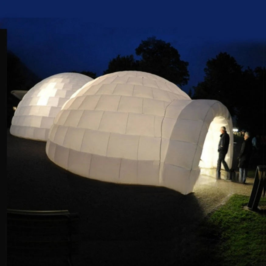 Tent for rental Hot sale Large giant white inflatable dome tent / Large Igloo Inflatable