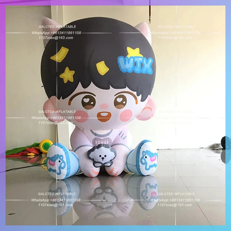 custom-made support puppet Inflatable cartoon idol Idol Idol Star air model fans call meeting photo souvenir arrangement Lights