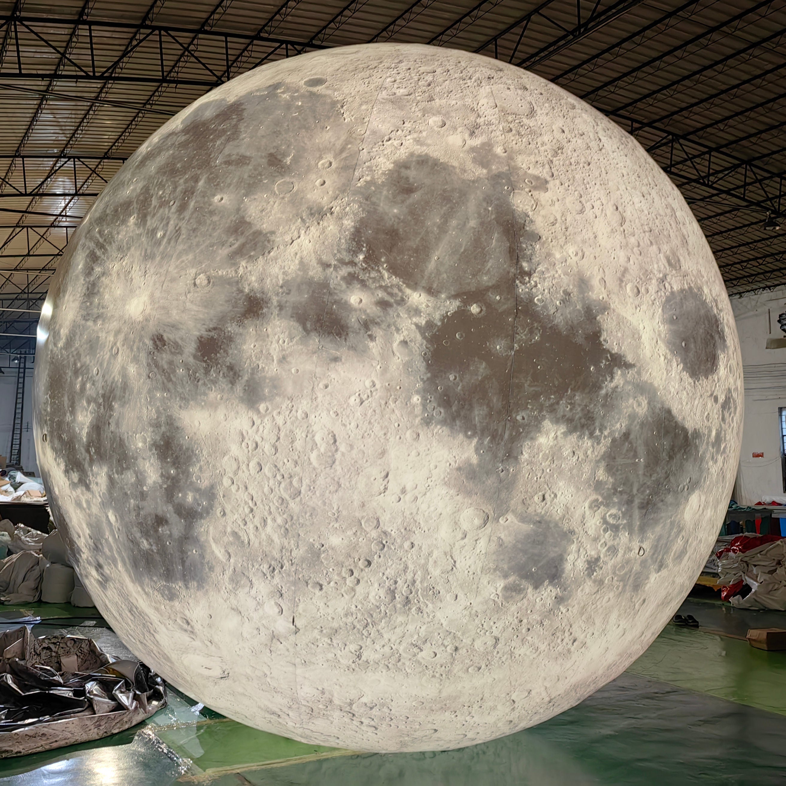 80″ Large Inflatable Moon LED Planet Balloon Astronomy Education Planetarium Party Decoration